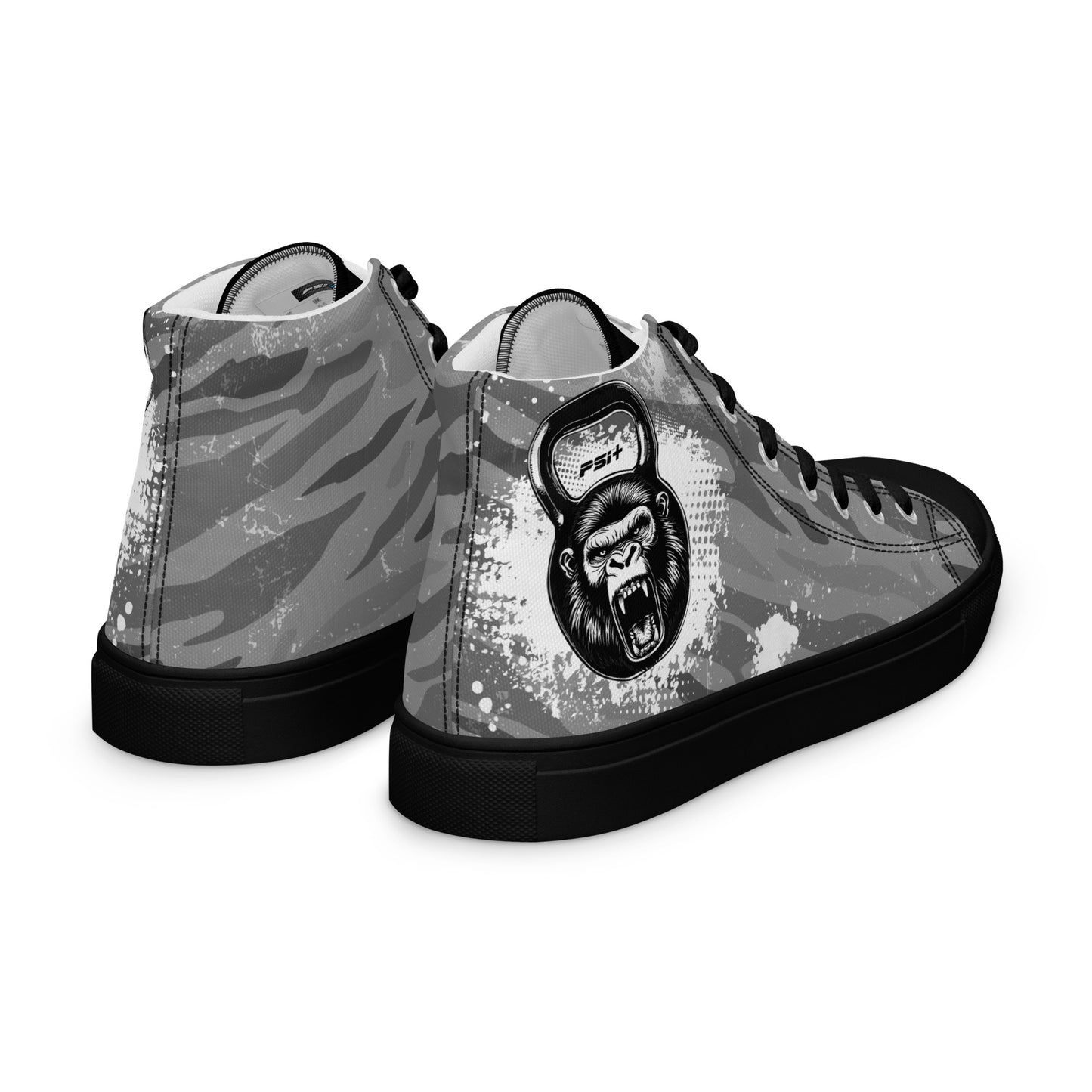 PSI Mens High Top Canvas Sneakers