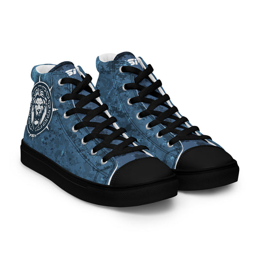 PSI Mens High Top Canvas Sneakers