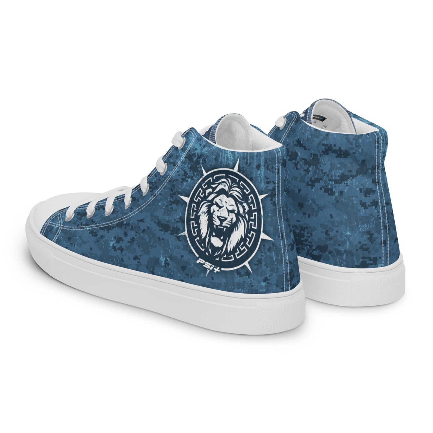 PSI Mens High Top Canvas Sneakers